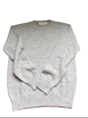 Industry of All Nations IOAN Alpaca Crewneck Sweater undyed neutral Bolivia Sz M